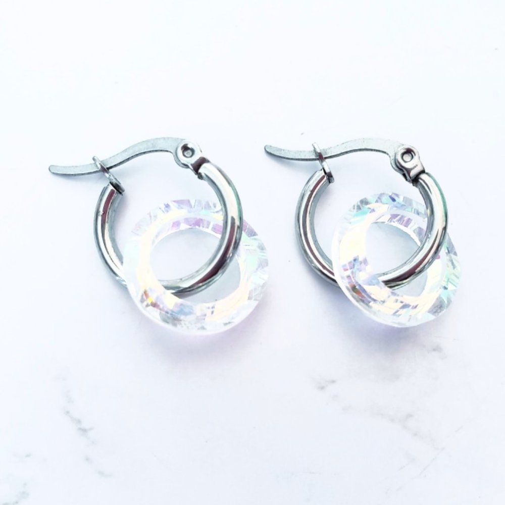 So Unique Silver Earrings